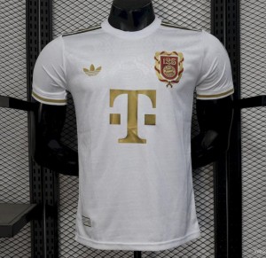 2024/25 Player Version Bayern Munich 125 Anniversary White Jersey