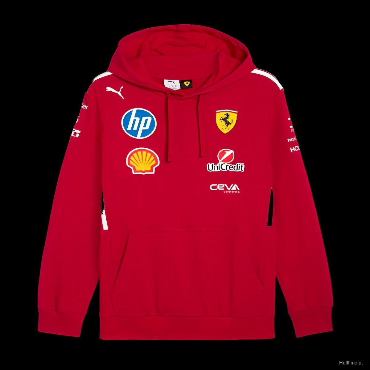 2025 F1 Ferrari Sweatshirt With Hood