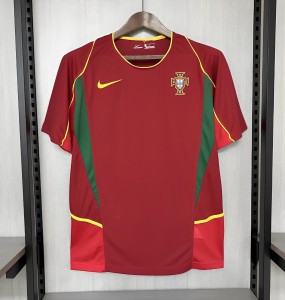 2002 Retro Portugal Home Jersey