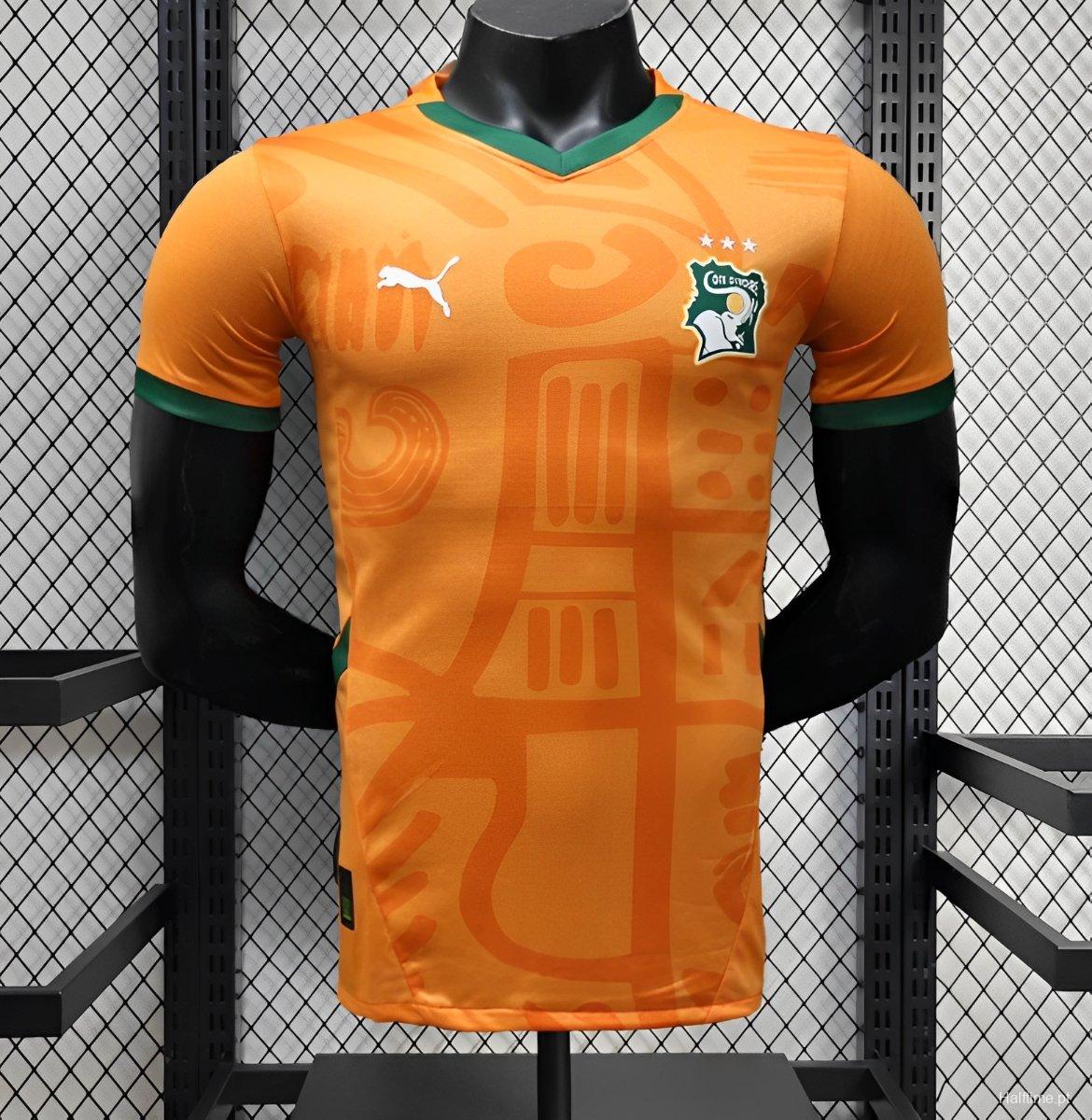 24/25 Player Version Ivory Coast Home Jersey